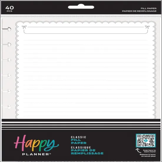 Happy Planner Classic Fill Paper-Sweet & Simple {1}