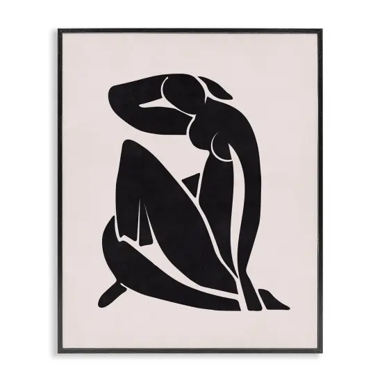 Stupell Industries Midcentury Boho Figure Framed Giclee Wall Art Design by Nataly White {1}