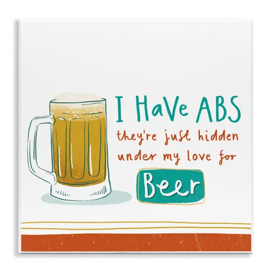 Stupell Industries Funny Beer Phrase Wall Plaque Art Design by Courtney Morgenstern {1}