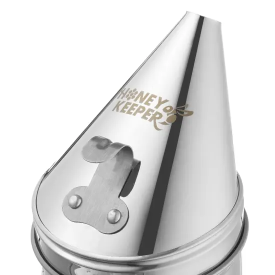 Honey Keeper Bee Hive Smoker Stainless Steel with Heat Shield Beekeeping Beehive Equipment {6}