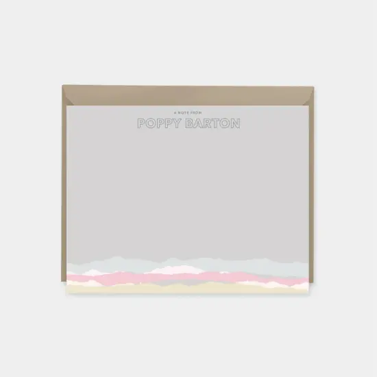 Torn Paper Border Note Cards IV {1}