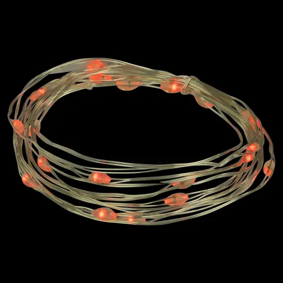 Northlight LED Micro Fairy Christmas Lights - Red - 6ft Copper Wire - 20ct {4}