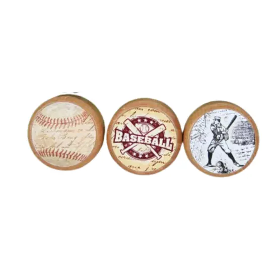 Kitcheniva 1 Pc Vintage Baseball Wine Stopper Cork Stoppers Old Baseball {2}