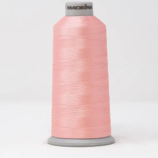 Polyneon Machine Embroidery Thread -- 5,500 yards cone -- Bermuda Sand Pink Color --- Ref. #1915 by Madeira&reg; {1}