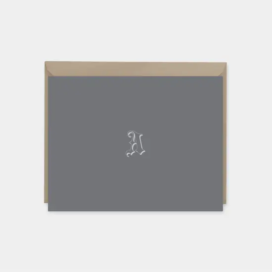 Creative Monogram Note Cards II {3}