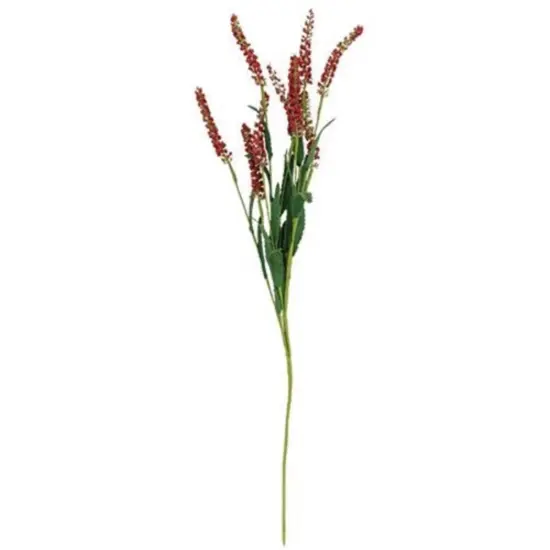 Icker Flower & Leaves Spray Red {1}