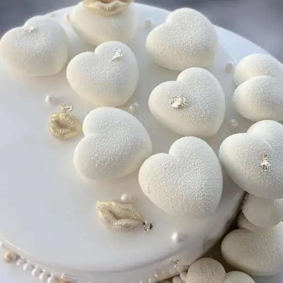 Valentine's Day Heart Shaped Silicone Mold 6 Holes {4}