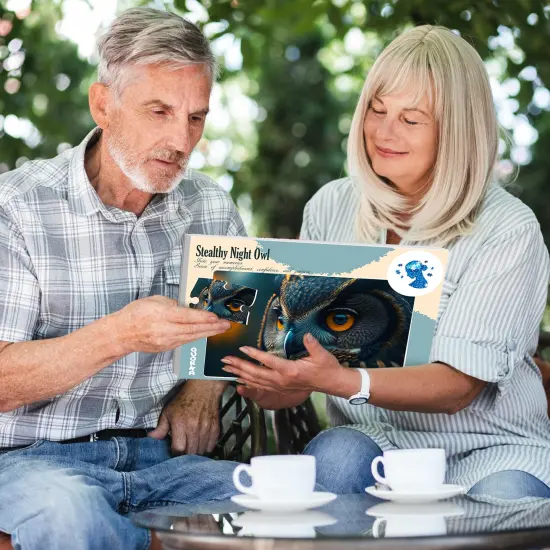 13 Pcs Dementia Puzzles for Elderly | 3 Alzheimers with Birds, Cats {6}