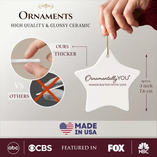 Santa’s Favorite Teacher Fun Holiday Christmas Ornament {4}