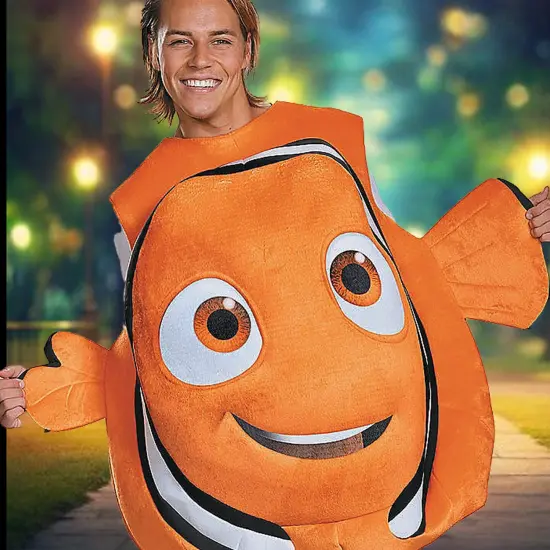 Funny Nemo Fish Costume with Tunic and Detachable Tail {2}