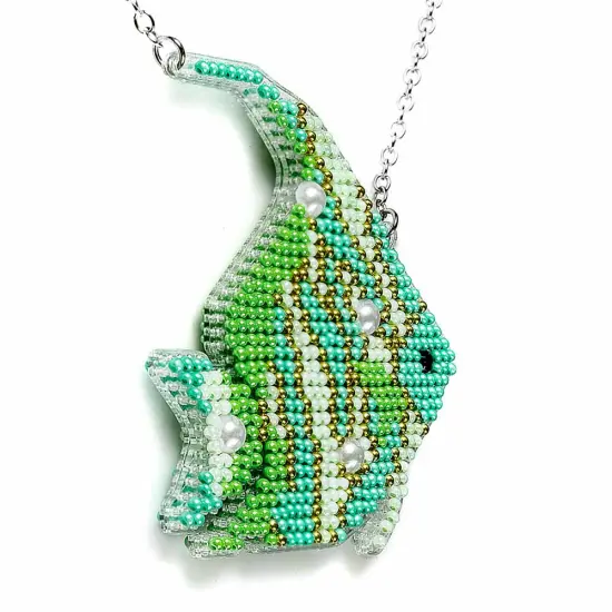 Set for embroidery with beads on a plastic base FLPL-100 {5}