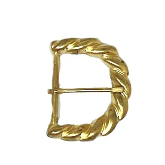 Brass Plated Prong Belt Buckle 1.5 Inche {3}