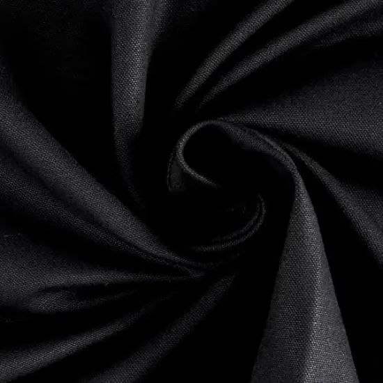 1 Yard Heavy Cotton Canvas Fabric Durable Versatile Decorative Craft Upholstery Home Decor Black {1}