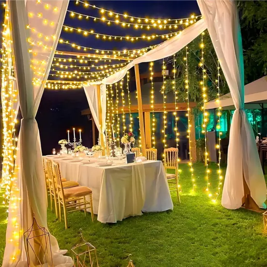 1000 LED Christmas String Lights - 403FT (Warm White) {4}