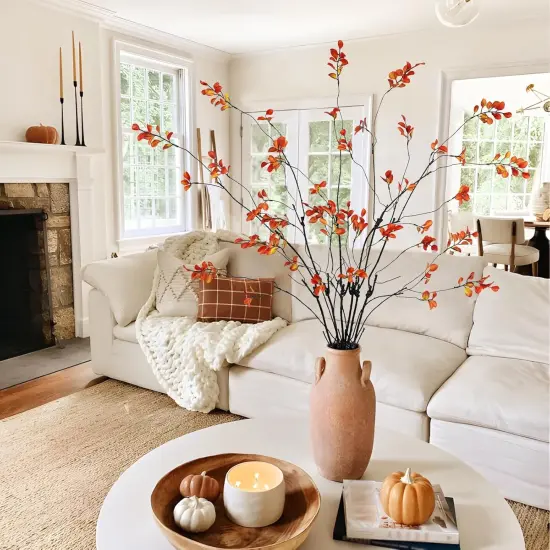 6 Pcs Fall Greenery Stems {4}