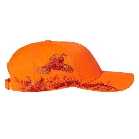 DRI DUCK&reg; Quail Cap Stylish & Durable Blaze Orange Quail {5}