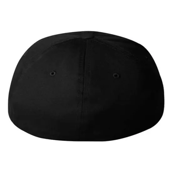 Flexfit&reg; Cotton Twill Cap Black {2}