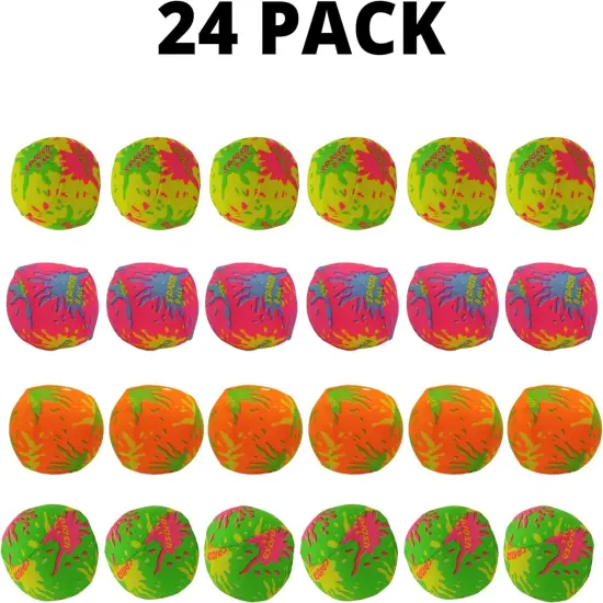 4E&rsquo;s Novelty 24 Pack Water Bomb Splash Balls 2" Mini Water Absorbent Balls for Pool Beach Toys Party Favors for Kids Teacher school party {2}
