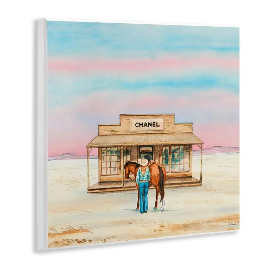 Stupell Industries Glam Shopping in Desert Wall Plaque Art Design by Amanda Greenwood {3}