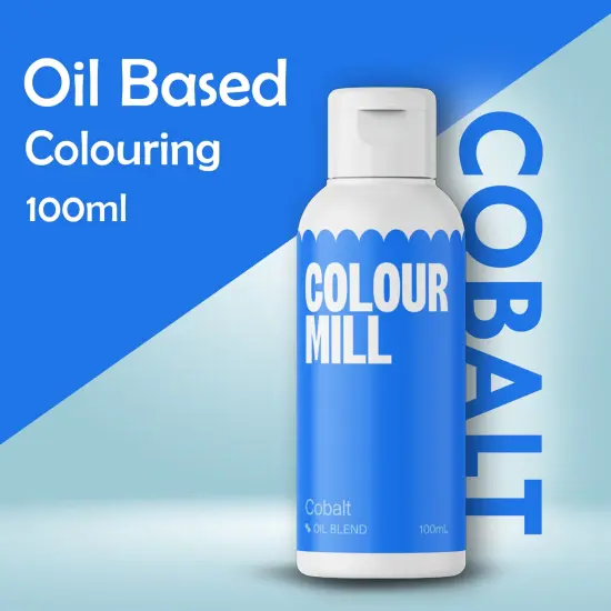 Cobalt Blue Oil Based Food Coloring 100ml for Cake Decorating Vibrant Blue Shades {2}