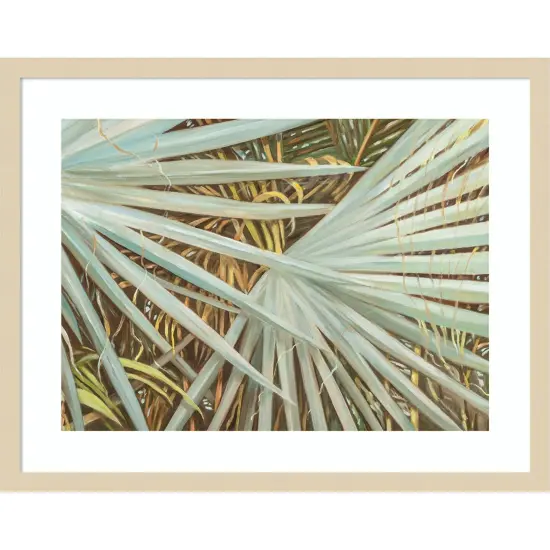 Suave Fronds by Suzanne Wilkins Wood Framed Wall Art Print {1}