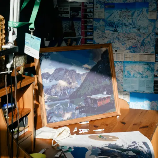 A Norwegian fjord cabin {6}