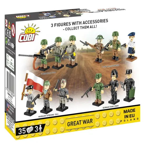 COBI Historical Collection Great War, 3 Figures & Accessories {2}