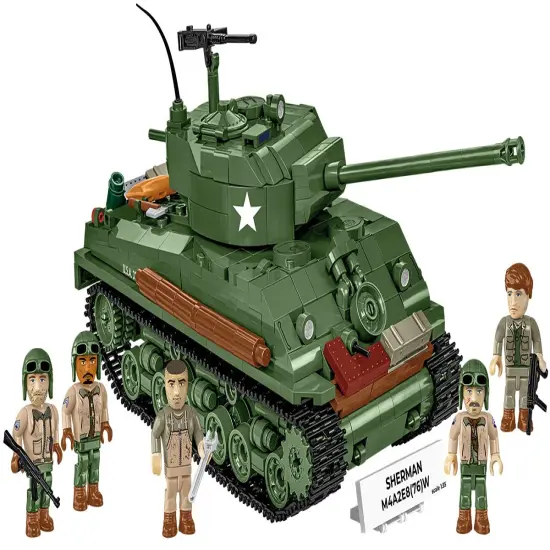 COBI Historical Collection WWII M4A2E8 Sherman "Easy Eight" Tank Building Set, 865 Pieces {2}