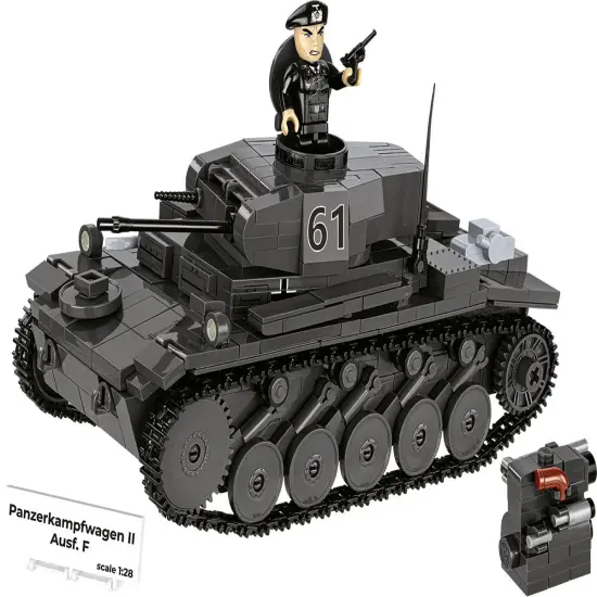 COBI Historical Collection WWII PANZERKAMPFWAGEN II Ausf. F Tank {2}