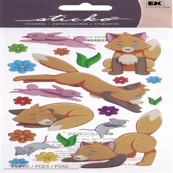 Sticko Foxy Dimensional Stickers {1}