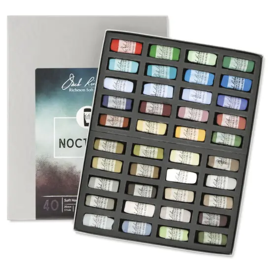 Richeson Soft Handrolled Pastels - Nocturne, Set of 40 {1}