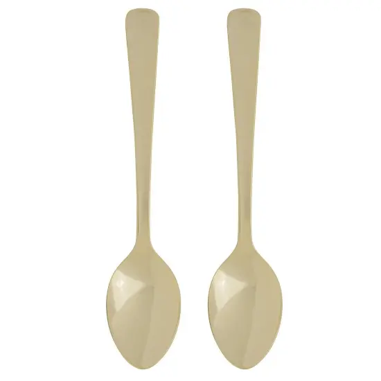 Fino 4.5-Inch Gold Plated Demi Spoon {6}