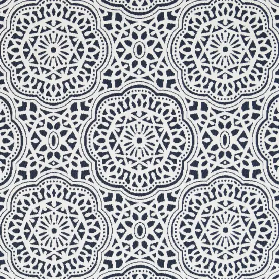 Indigo - Blue Abstract & Geometric,Global Upholstery Fabric 54 Inches" {1}