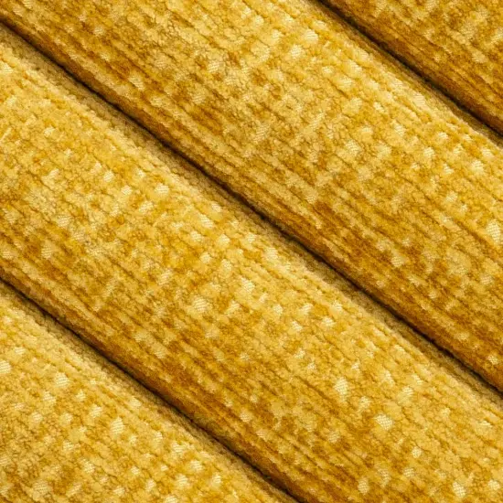 Lemon - Gold & Yellow Plain & Solid Upholstery Fabric 54 Inches" {2}