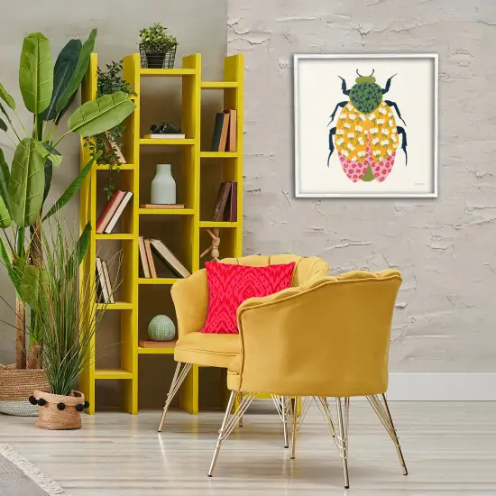 Stupell Industries Mixed Blooms Beetle Framed Giclee Wall Art Design by Yvette St. Amant {2}