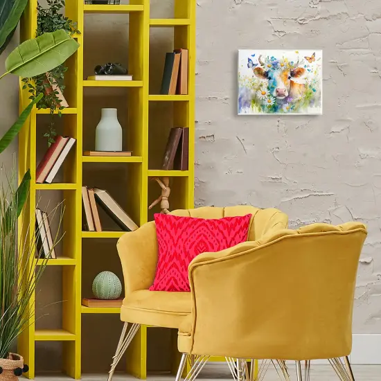 Stupell Industries Modern Cottage Cow Wall Plaque Art Design by Alina Georgescu {2}