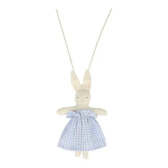 BUNNY DOLL TOY NECKLACE {1}