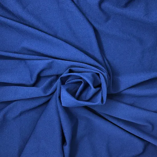 1 Yard Stretch Liverpool Solid Knit Fabric For Structured Garments Headbands Dresses 58/60" Wide Royal Blue {1}