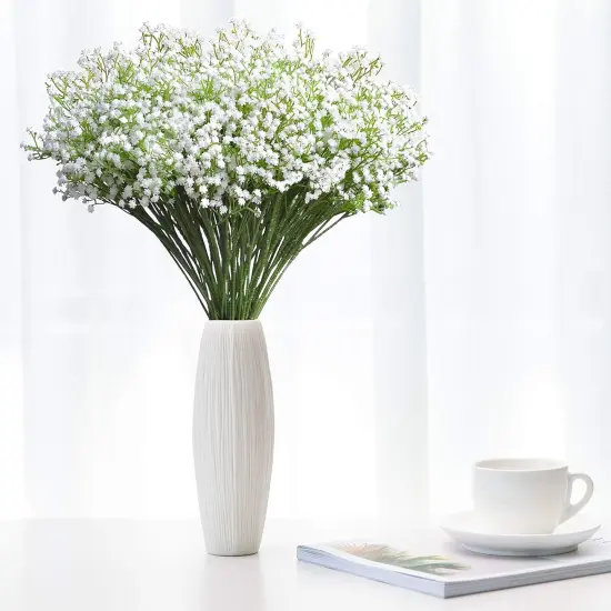 24 Pcs Fake Flowers Gypsophila Bouquet Fall Flowers {4}