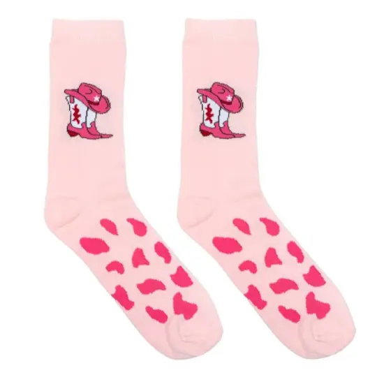 WESTERN COWGIRL ADULT CREW SOCKS {1}