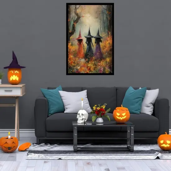 Halloween Witch Diamond Painting Kits - 12x16 Inch {3}