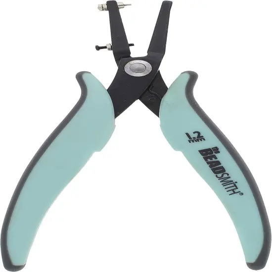The Beadsmith Punch Plier with Gauge Guard and Extra Pin, 1.25 Millimeters, Metal Hole-Punching Tool {1}