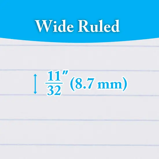 BAZIC Composition Book W/R Poly Cover 70 Ct. {8}