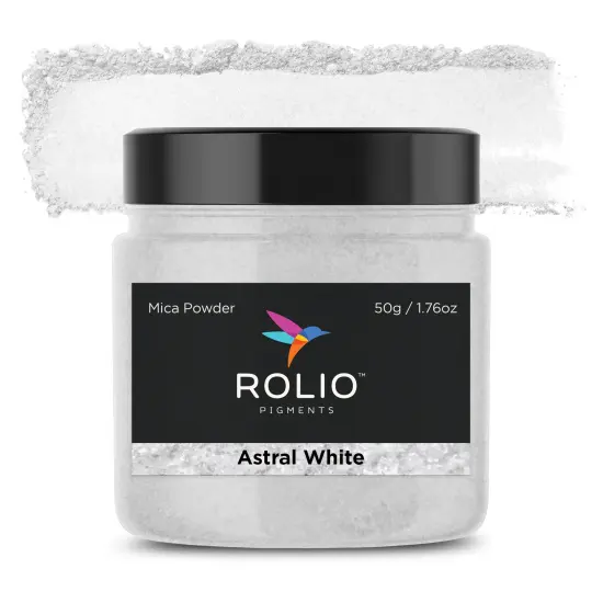 Rolio - 1 Jar Mica Powder (Astral White) - 50g / 1.8 oz {1}