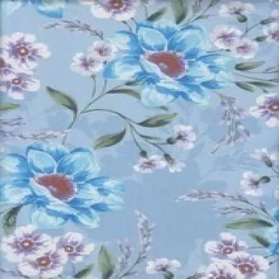 1 Yard Soft DTY Digital Floral Print Fabric Stretchy 58/60 Inch Wide Textile for Sewing Projects BLUSH {4}