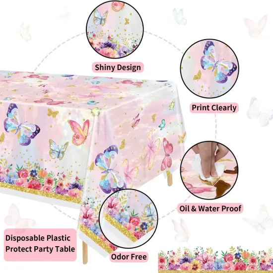 4 PCS Butterfly Table Cover Decorations {2}