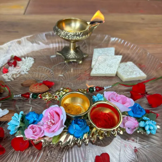 Bulk Haldi Kumkum Thali Holder, Pooja Return Gift, Indian Housewarming Gifts, Shivratri, Wedding Favor, Navarathri Favors, Baby Shower {6}