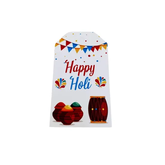 Set of 10 Happy Holi Tags, Holi Gift, Holi Gift Tags {3}