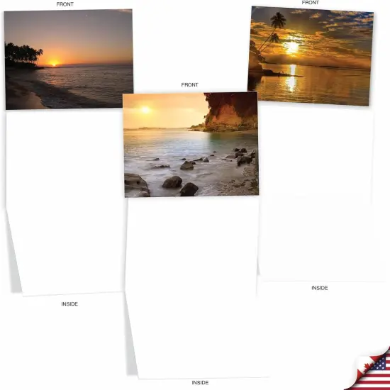 20 Landscape Nature Note Cards Blank (4 x 5.12 Inch) {3}