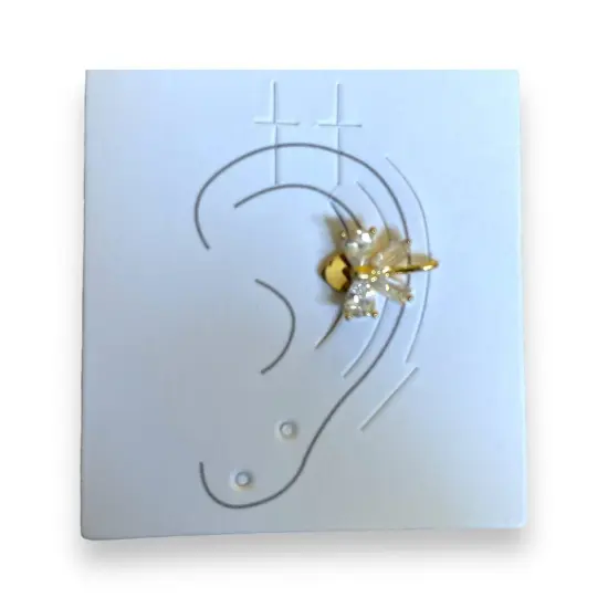 Small Stud Earrings for Women - Crystal Bow Knot Cz Pearls Earring Small Ribbon Stud Pressable Earring Cute Crystal Butterfly Tie Earrings Wedding Party Daily Jewelry for Women Gift for Her Rose {7}